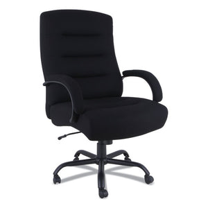 Alera Kesson Series Big And Tall Office Chair, 25.4" Seat Height, Supports Up To 450 Lbs., Black Seat-black Back, Black Base
