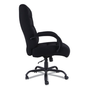 Alera Kesson Series Big And Tall Office Chair, 25.4" Seat Height, Supports Up To 450 Lbs., Black Seat-black Back, Black Base