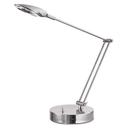 ESALELED900S - ADJUSTABLE LED TASK LAMP W-USB PORT, 26" HIGH, BRUSHED NICKEL