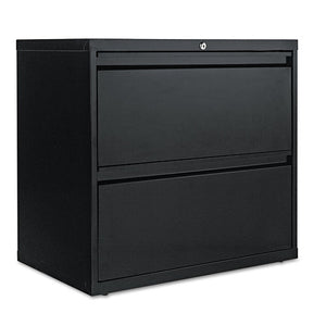 ESALELF3029BL - TWO-DRAWER LATERAL FILE CABINET, 30W X 18D X 28 3-8H, BLACK