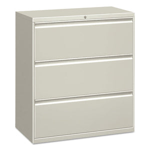 ESALELF3041LG - THREE-DRAWER LATERAL FILE CABINET, 30W X 18D X 39 1-8H, LIGHT GRAY