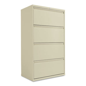 ESALELF3054PY - FOUR-DRAWER LATERAL FILE CABINET, 30W X 18D X 53 1-4H, PUTTY