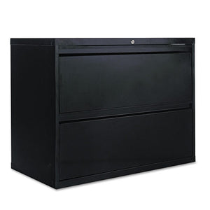 ESALELF3629BL - TWO-DRAWER LATERAL FILE CABINET, 36W X 18D X 28 3-8H, BLACK
