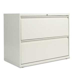 ESALELF3629LG - TWO-DRAWER LATERAL FILE CABINET, 36W X 18D X 28 3-8H, LIGHT GRAY