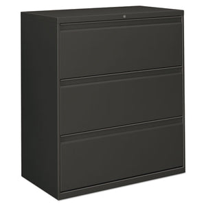 ESALELF3641CC - THREE-DRAWER LATERAL FILE CABINET, 36W X 18D X 40 7-8H, CHARCOAL