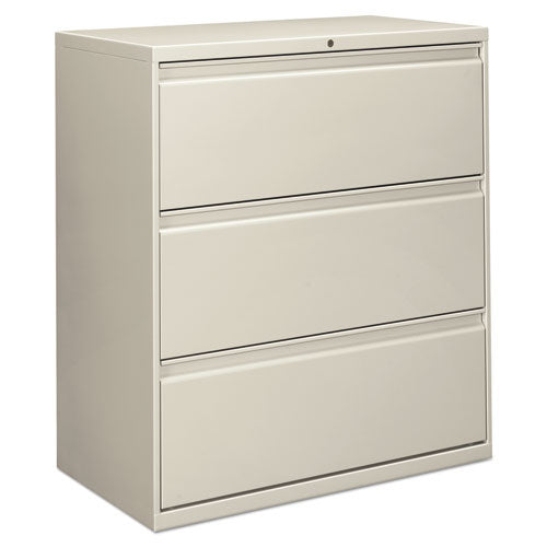 ESALELF3641LG - THREE-DRAWER LATERAL FILE CABINET, 36W X 18D X 40 7-8H, LIGHT GRAY