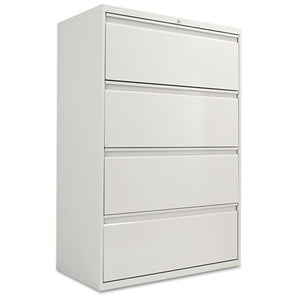 ESALELF3654LG - FOUR-DRAWER LATERAL FILE CABINET, 36W X 18D X 52 1-2H, LIGHT GRAY