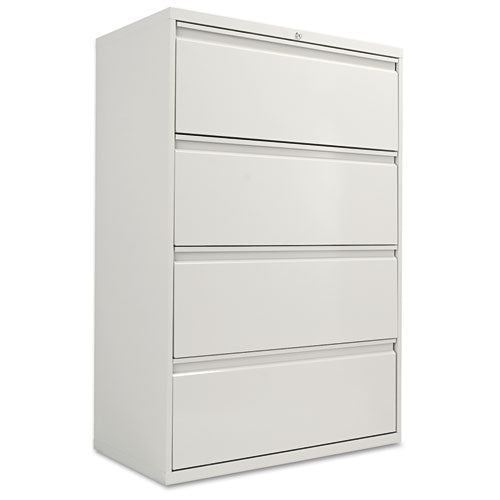 ESALELF3654LG - FOUR-DRAWER LATERAL FILE CABINET, 36W X 18D X 52 1-2H, LIGHT GRAY