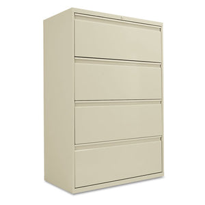 ESALELF3654PY - FOUR-DRAWER LATERAL FILE CABINET, 36W X 18D X 52 1-2H, PUTTY