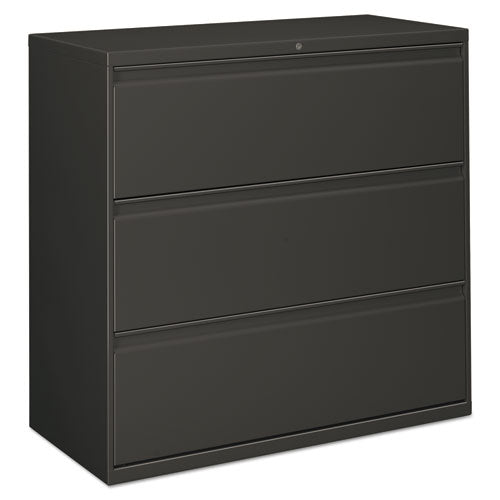 ESALELF4241CC - THREE-DRAWER LATERAL FILE CABINET, 42W X 18D X 39 1-8H, CHARCOAL