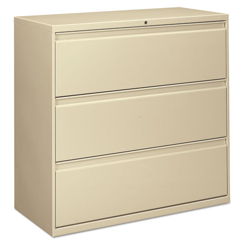 ESALELF4241PY - THREE-DRAWER LATERAL FILE CABINET, 42W X 18D X 39 1-8H, PUTTY