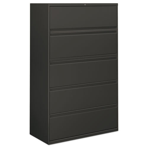 ESALELF4267CC - FIVE-DRAWER LATERAL FILE CABINET, 42W X 18D X 64 1-4H, CHARCOAL