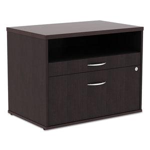 ESALELS583020ES - Alera Open Office Series Low File Cab Cred, 29 1-2 X 19 1-8 X 22 7-8, Espresso