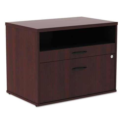 ESALELS583020MY - Alera Open Office Series Low File Cab Cred, 29 1-2 X 19 1-8 X 22 7-8, Mahogany