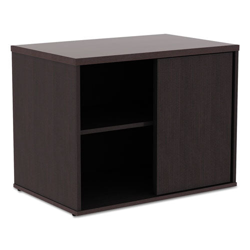 ESALELS593020ES - Alera Open Office Low Storage Cab Cred, 29 1-2w X 19 1-8d X 22 7-8h, Espresso