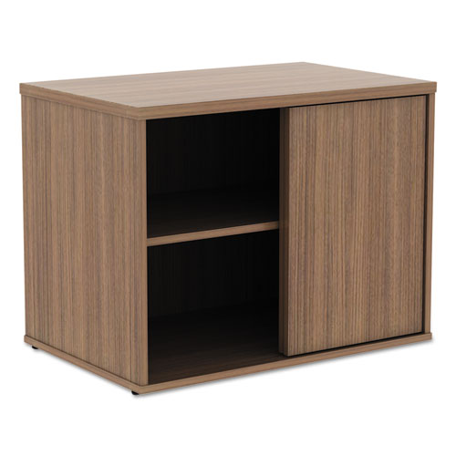 ESALELS593020WA - Alera Open Office Low Storage Cabinet Credenza, 29 1-2 X 19 1-8x 22 7-8, Walnut