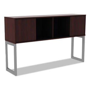 ESALELSHH60MY - Alera Open Office Desk Series Hutch, 60w X 15d X 36 1-2h, Mahogany