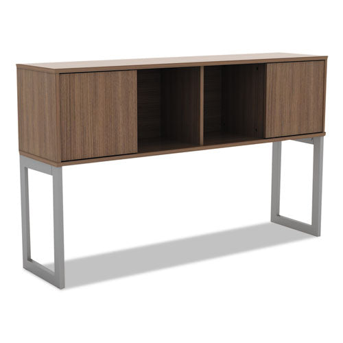 ESALELSHH60WA - Alera Open Office Desk Series Hutch, 60w X 15d X 36 1-2h, Modern Walnut