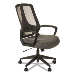 ESALEMB4748 - ALERA MB SERIES MESH MID-BACK OFFICE CHAIR, GRAY-BLACK