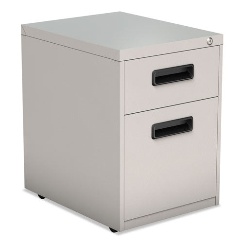 ESALEPABFLG - Two-Drawer Metal Pedestal File, 14 7-8w X 19 1-8d X 21 3-4h, Light Gray