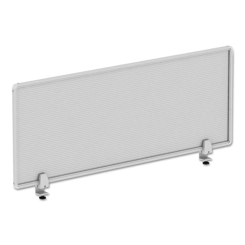 ESALEPP4718 - POLYCARBONATE PRIVACY PANEL, 47W X 18H, SILVER-CLEAR