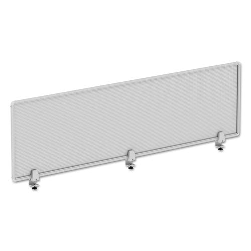 ESALEPP6518 - POLYCARBONATE PRIVACY PANEL, 65W X 18H, SILVER-CLEAR