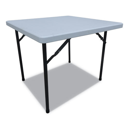 ESALEPT36SW - SQUARE PLASTIC FOLDING TABLE, 36W X 36D X 29H, WHITE