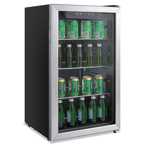 ESALERFBC34 - 3.2 CU. FT. BEVERAGE COOLER, STAINLESS STEEL-BLACK