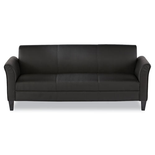 ESALERL21LS10B - Alera Reception Lounge Furniture, 3-Cushion Sofa, 77w X 31-1-2d X 32h, Black