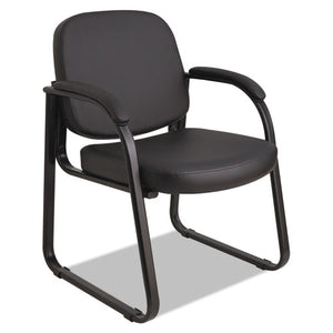 ESALERL43C16 - Alera Genaro Series Sled Base Guest Chair, Black Vinyl