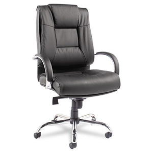 ESALERV44LS10C - Alera Ravino Big & Tall Series High-Back Swivel-tilt Leather Chair, Black