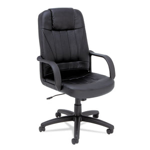 ESALESP41LS10B - Alera Sparis Series Executive High-Back Swivel-tilt Chair, Leather, Black