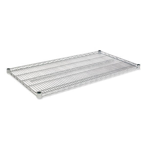 ESALESW584824SR - Industrial Wire Shelving Extra Wire Shelves, 48w X 24d, Silver, 2 Shelves-carton