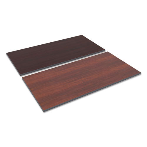 ESALETT6030CM - Reversible Laminate Table Top, Rectangular, 59 1-2w X 29 1-2,med Cherry-mahogany