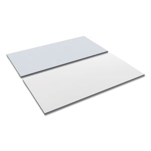ESALETT6030WG - Reversible Laminate Table Top, Rectangular, 59 1-2w X 29 1-2d, White-gray