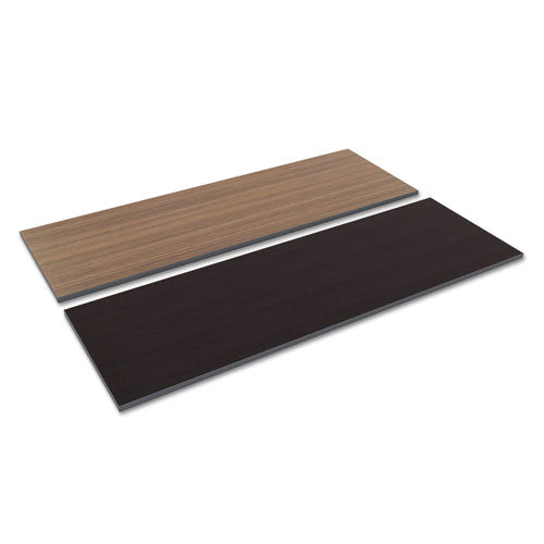 ESALETT7224EW - Reversible Laminate Table Top, Rectangular, 71 1-2w X 23 5-8d, Espresso-walnut