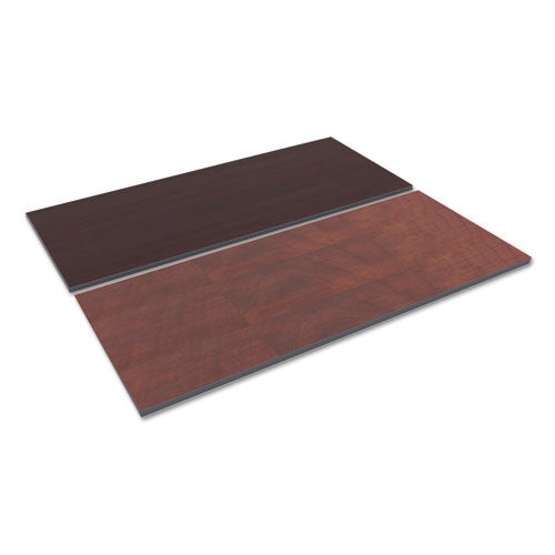 ESALETT7230CM - Reversible Laminate Table Top, Rectangular, 71 1-2 X 29 1-2, Med Cherry-mahogany