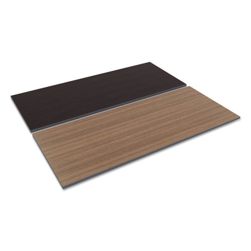 ESALETT7230EW - Reversible Laminate Table Top, Rectangular, 71 1-2w X 29 1-2d, Espresso-walnut