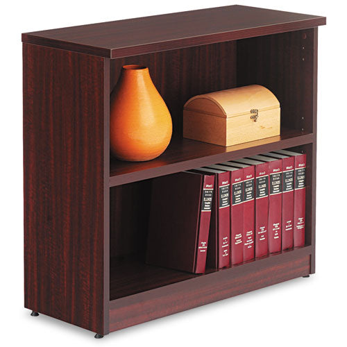 ESALEVA633032MY - Alera Valencia Series Bookcase, Two-Shelf, 31 3-4w X 14d X 29 1-2h, Mahogany