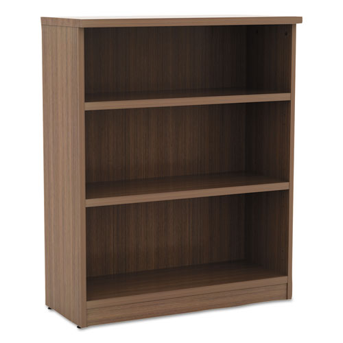ESALEVA634432WA - Alera Valencia Series Bookcase, Three-Shelf, 31 3-4w X 14d X 39 3-8h, Mod Walnut