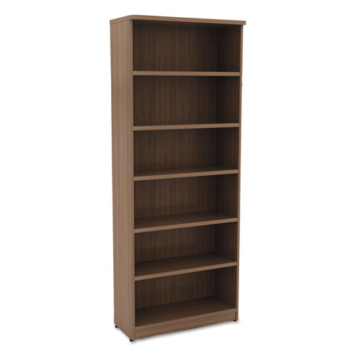 ESALEVA638232WA - Alera Valencia Series Bookcase, Six-Shelf, 31 3-4w X 14d X 80 3-8h, Mod Walnut