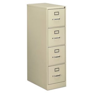 ESALEVF1552PY - FOUR-DRAWER ECONOMY VERTICAL FILE CABINET, LETTER, 15W X 25D X 52H, PUTTY