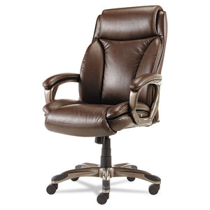 ESALEVN4159 - Alera Veon Series Executive Highback Leather Chair, Coil Spring Cushioning,brown