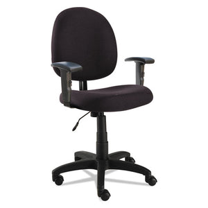ESALEVTA4810 - Alera Essentia Series Swivel Task Chair With Adjustable Arms, Black