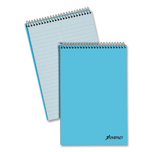 Steno Books, Pitman Rule, Blue Cover, 6 X 9, 80 Green Tint Sheets