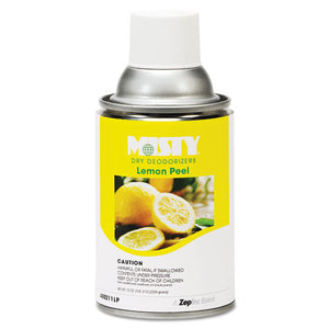 ESAMR1001744 - Metered Dry Deodorizer Refills, Lemon Peel, 7oz, Aerosol, 12-carton