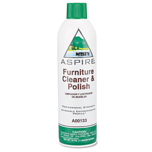 ESAMR1038046 - Aspire Furniture Cleaner & Polish, Lemon Scent, 16oz Aerosol