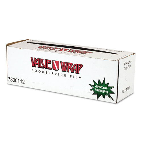 ESANZ7300112 - Valuewrap Foodservice Film, 12" X 2000 Ft