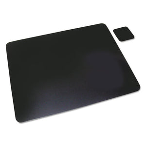 ESAOP2036LE - Leather Desk Pad W-coaster, 20 X 36, Black
