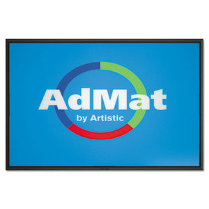 Admat Counter-top Sign Holder And Signature Pad, 11 X 17, Black Base